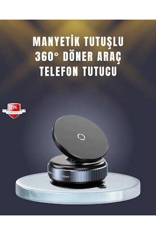 Northcity Güçlü Manyetik Araç Telefon Tutucu - Evrensel Uyumluluk, Kaymaz Tutma Ve Silikon Ped Koruma Siyah
