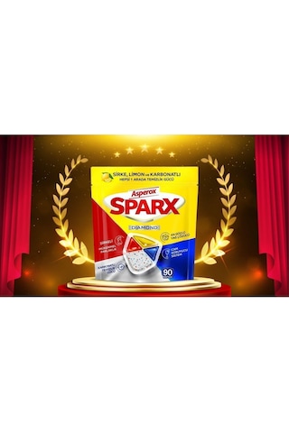 Asperox Sparx Bulaşık Makinesi Deterjanı 2 x 60 Tablet