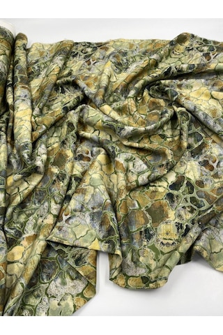 Kışlık Belmando Leopar Desen Viskon Kumaş