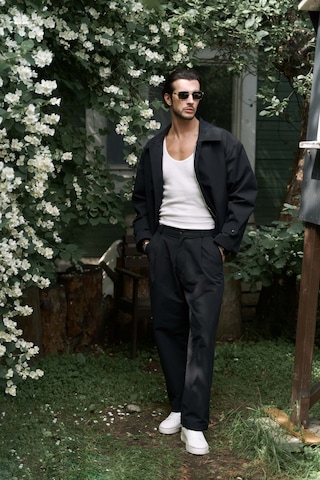 Sergio Düğmeli Siyah Erkek Pantolon Siyah