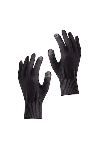 Oil Company Soft Parmak Touch Siyah Eldiven Dokunmatik Parmak Unisex 001