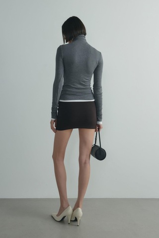 Suud Collection Füme Boğazlı Body