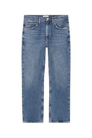 Agolde Vintage Tarzı Rahat Kot Pantolon Mavi