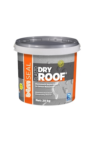 Seal Elasto Dry Roof Reçine Esaslı Su Yalıtım Malzemesi Beyaz 20 Kg