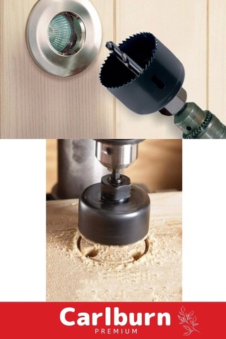 Premium 8 Parça Panç Seti Ağaç Kesme Alyan Anahtarlı Alçıpan Tavan Kesme Matkap Ucu Takımı