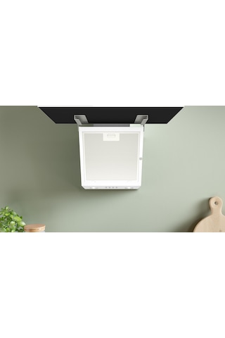 Bosch DWK63PJ20T Beyaz Ankastre Cam Davlumbaz