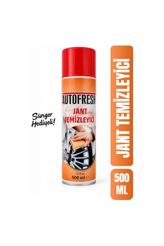 Jant Temizleyici Sprey 500 Ml Yağ, Kir Ve Balata Tozu Sökücü, Parlatıcı Etkili