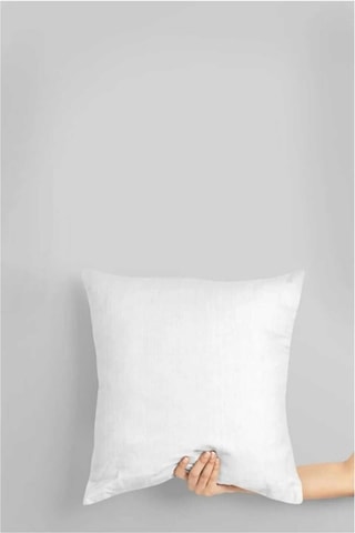 Premium Tekli Kırlent İç Yastık Ultra Dolgun Silikon Elyaf 45 X 45 Cm Beyaz 1 Adet Beyaz-beyaz