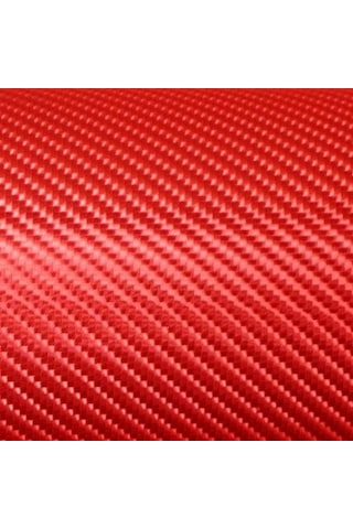 Kırmızı Karbon Kaplama 50 Cm X 127 Cm
