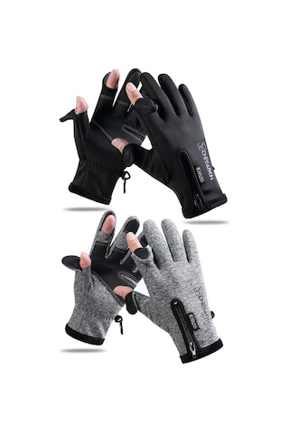 Unisex Windproof Dokunmatik Ekran Su İtici Kışlık Eldiven 001