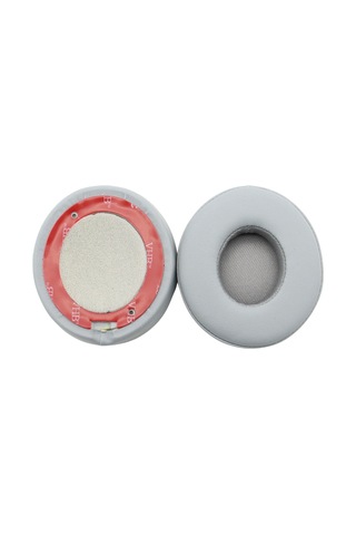 Youmex Beats Solo 2/3 Uyumlu Protein Deri Hafıza Köpük Yerine Konulabilir Kulaklık Örtüsü Gri Gri