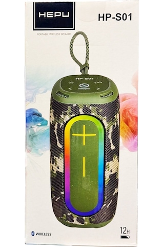 Hepu Hp-s01 20w Taşınabilir Kablosuz Bluetooth Hoparlör