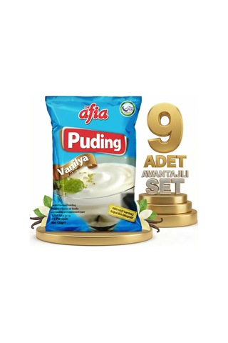 Afia Vanilyalı Puding 9x125 Gr