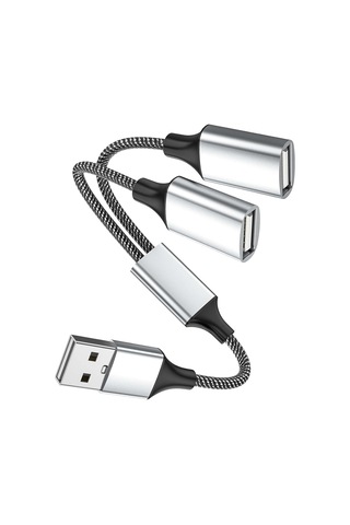 2025 Son Model Usb A Ayırıcı, Usb A Erkek - 2 Dişi Usba Y Ayırıcı, Usb Ayırıcı 1 Giriş 2 Çıkış Şarj Ve Veri Transferini Destekler