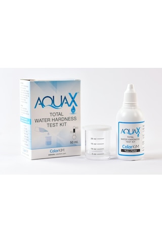 Yerli Üretim, 50 Ml Aquax - Toplam Su Sertlik Test Kiti |