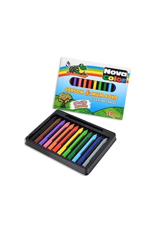 1112 Crayon&mum Boya 12 Li Çok Renkli