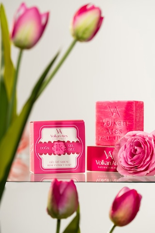 Volkan Ates Natural & Beauty Gül Katı Doğal Sabun 125 G