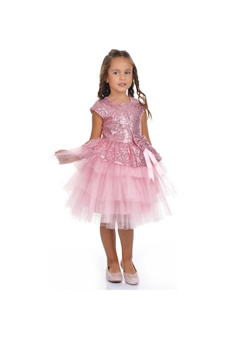 Mnk Baby & Kids Pul Payet Tütü Parti Elbisesi 001