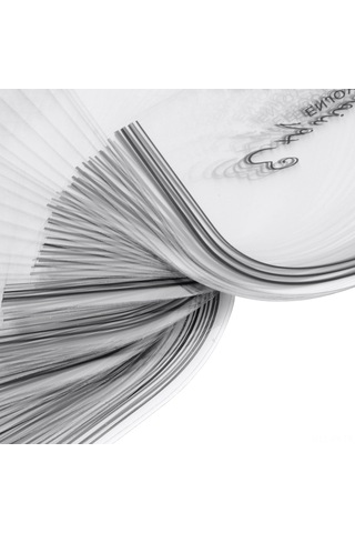 Shineyee 100 Adet Pet Mousse Kek Çevresi - Şeffaf, Su Geçirmez, Yiyecek Temelli, İngilizce Harf Desenli Yarı Dairesel Kek Sarmalama Aracı Diğer