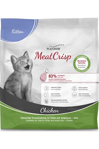 Platinum Meatcrisp Tavuklu Yavru Kedi Maması 400gr