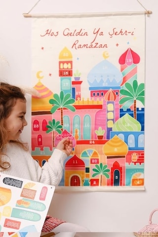 Ramazan Ayı Sticker Oyun Ve Etkinlik Seti, 4 Lü Set Çocuklar İçin Ramazan Süsleme Ve Etkinlik Seti5 Dijital Baskı