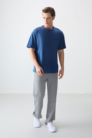 Air Jones Tommy Life Parlament %100 Pamuk Kalın Yumuşak Dokulu Oversize Fit Basic Erkek T-shirt - 88353 Parlament