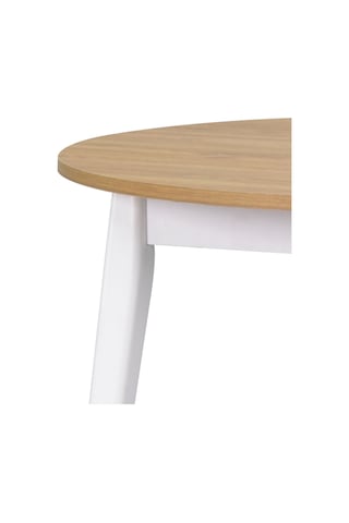 Vilinze Avanos Yuvarlak Sabit Mdf Mutfak Masası - Q90 Cm Beyaz