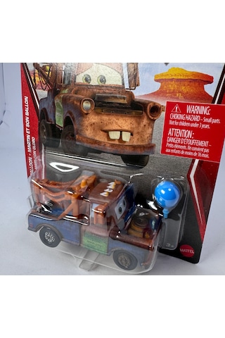 Disney Pixar Cars Mater With Baloon 20.yıl Model Araba Dxv29 Çok Renkli