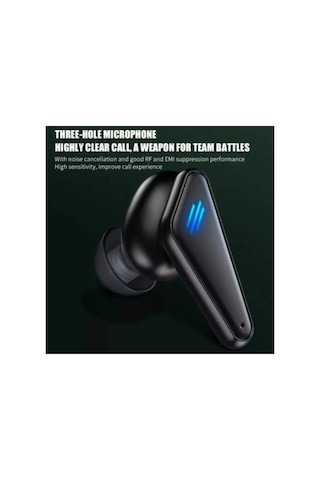 Bay Bluetooth 5.0 Kulak İçi Oyuncu Kulaklığı, Mikrofon Ve Rgb Aydınlatmalı Siyah Tasarım Najmaddin