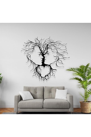 Romantik Tablo Kadın Ve Erkek Temalı Metal Tablo