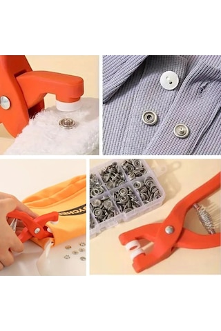 Buffer Plastik Çıt Çıt Pensi Kıyafet, Bebek Önlüğü, Gömlek Ve Tekstil Ürünleri İçin Çıtçıt Takma Aleti