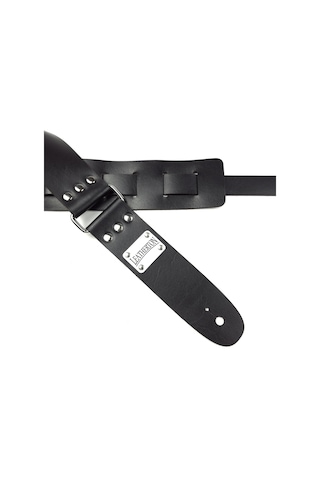 Leatherton Stinger Hakiki Deri Gitar Askısı Siyah
