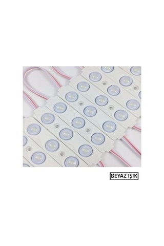 Şanled 3 Ledli Parmak Led Modül 1.5w 2835 Smd Mercekli Beyaz 20' Li