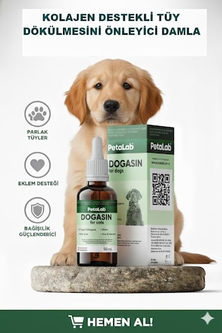 Dogasın Köpekler İçin Tüy Sağlığını Destekleyici Multivitamin Damla 50 Ml