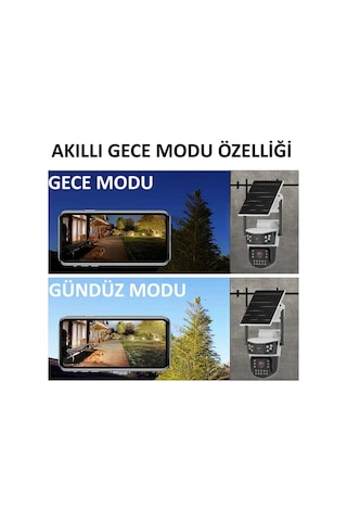 Elite 425 10mp Çift Lens 4g Solar Bataryalı Akıllı Kamera Aov Sürekli Kayıt İnsan Takibi 2 Yönlü Ses