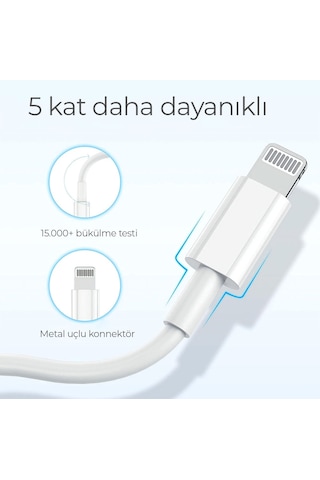 Woyax By Deji iPhone Uyumlu Type C To Lightning 8 X XS XR 11 12 13 14 Pro Max PlusHızlı Şarj Kablosu