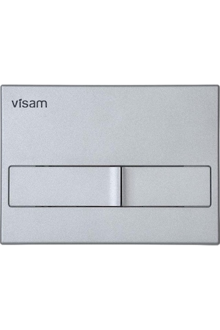 Visam Karina Mat Krom Gömme Rezervuar Kumanda Paneli Basma Butonu Mat Krom