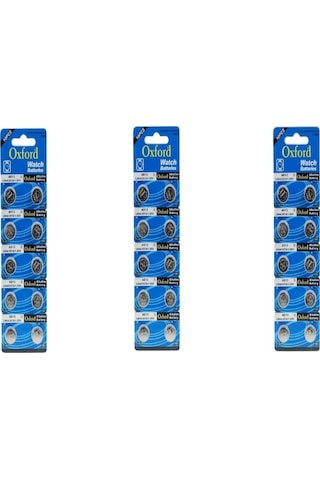 Oxford AG13 LR44 Düğme Pil 10 x 3'lü