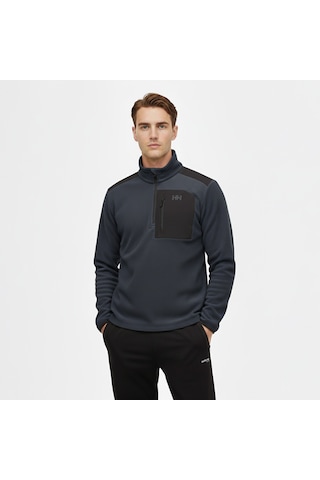 Helly Hansen Polar Block Erkek Lacivert Dik Yaka Sweatshirt Lacivert