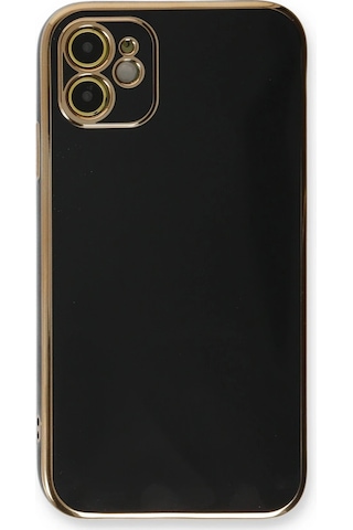 Cosmotex Newface Apple iPhone Uyumlu 11 Kılıf Volet Silikon - Siyah