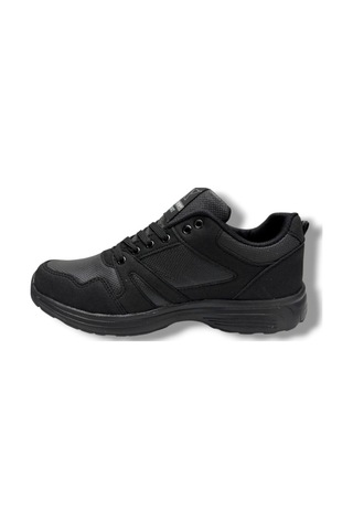Xstep 020-26 Cilt Deri Anatomik Erkek Sneaker Siyah