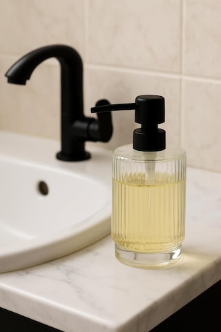 Cam Pinterest Sıvı Sabunluk 200 Ml Şeffaf Şeffaf