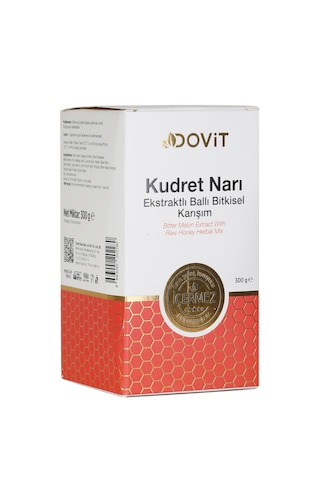 Dovit Kudret Narı Ekstraktlı Macun 300 Gr Dovit Kudret Narı Ekstraktlı Macun 300 Gr