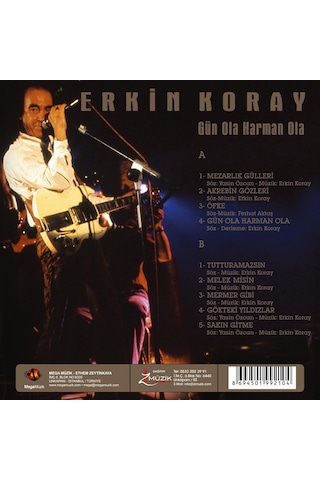 Mega Müzik Erkin Koray - Gün Ola Harman Ola Plak