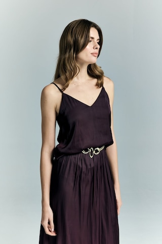 Tosca Askılı Bluz - Bordo-137216 Bordo