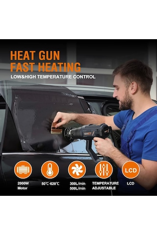 Maxxt MHG2000 2000W Elektrikli Sıcak Hava Tabancası