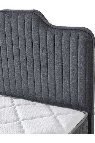 Menekşe Tek Kişilik Sandıklı Baza Başlık 120 x 200