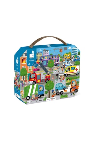 Janod 36 Parça Puzzle Şehir