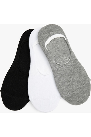 Koton 3'lü Sneaker Çorap Seti Siyah 3sam80065aa Siyah