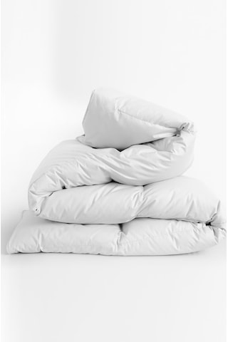 Varol Çift Kişilik Kaz Tüyü Yorgan Beyaz